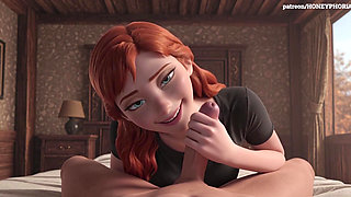 Anna is going to introduce us to her favorite "toy" Frozen 3D porn animation