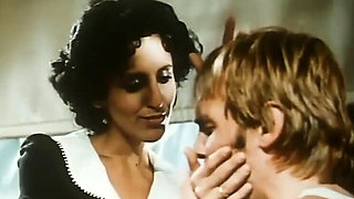 Vintage Threesome Fuck in Garden with Big Tits and Cumshot