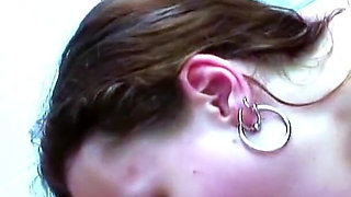 Skinny teen fucks perverted boyfriend with strap-on in the ass