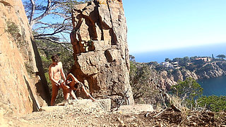 Hot Couple Outdoor Sex in the Middle of a Path, Amateur