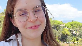 Daniela glasses smile