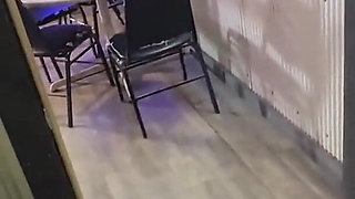 Horny Wife Fucked Outside and at the Bar