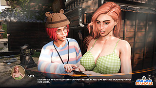 Yokai: Lust Secret Gameplay Part 1 - Airi Caught Fingering Herself in the Bathroom