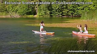 Sumiko Smile Amelia Ost Dakota Doll Threesome Lesbian Teens Licking Pussy Outdoor HD