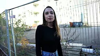 GERMAN SCOUT - Latina Teen Priscila Belini with perfect Tits