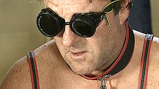 Fetish BDSM-addicted German sluts sharing dicks in orgy