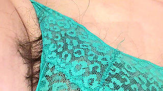 Wake up with Me Green Creamy Thong Fuck