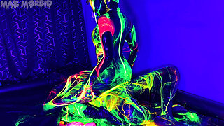 Uv Wet and Messy Gimpy Double Fisting with Patricia X