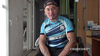 Masturbation by Ebony Smoking Cigarettes