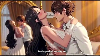 Stepmom's Secret Wedding Night Moment with stepson
