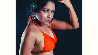 Sexy curvy bebo showing her curves boobs and asshole