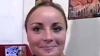 Big cock EXGF interracial busty geek coed blowjob