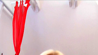 Blonde Babe Fingers Wet Pussy Closeup