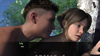 Alex Fingering Stepsister Pussy While They Watches Couple Having Sex In Forest