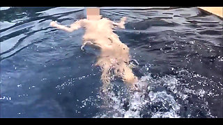 Nake Swimming and Fucking in the Pool