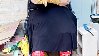 Bat Girl Is Taking a Smoke Break in Her