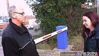 Ugly old man seeks German teen 18 and fucks her