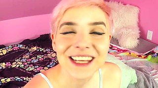 Amateur striptease and Solo masturbation