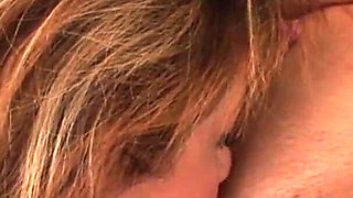 Hot lesbian action with blonde babe