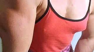 Blonde emo amateur solo masturbation