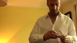 Pascalssubsluts - Lucia Love rails male domination cock in pantyhose