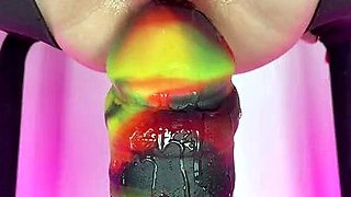 Beautiful Sonya having a horny solo toy masturbation