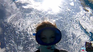 Underwater Wetsuit & Mask Fetish Filling, Bubbles & Breath Control