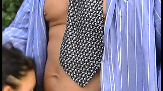 Outdoor Threesome Wild Ass Pound and Suck Frenzy