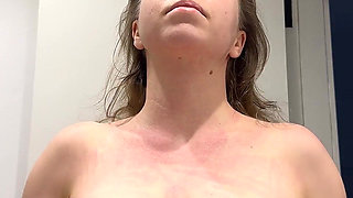 You Can See Her Big Nipples Through Her T-shirt