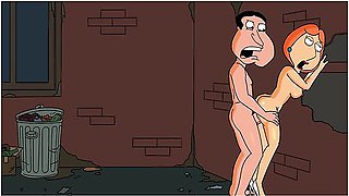 Car Toon In Guy Parody - Loiss Affair With Quagmire Is Big And Public