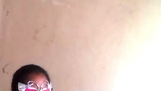 African Woman Touching Her Pussy