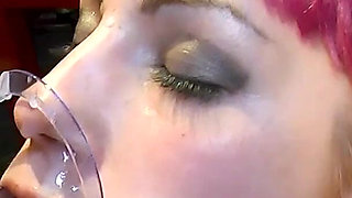 Teeny Cora Pearl - Cream Gangbang and Cum Swallowing