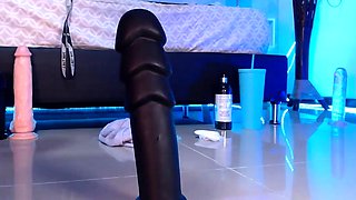 Extreme skinny amateur kinky anal toys