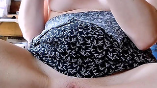 Playing with a Realistic Cock