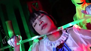 Fetish bdsm anal dildo play