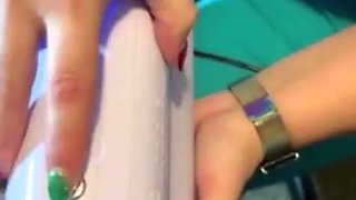 Sperm bank nurse in New York uses a matching to collect my cum