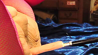 Using the Fucking Machine for the First Time Around Watch Cum Fly to the Ground