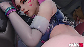 D.va - Pop Star Contract BBC 3D Overwatch Porn