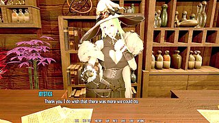 Big titted milf with purple hair goes on a wild space adventure in this animated hentai