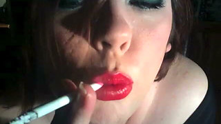 Naughty Nanny Will Fill Your Lungs with Smoke - Smoking BBW