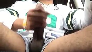 Big-cock car play by amateur pink masturbators outdoors