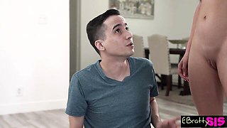 Delicate Ricky Spanish and Jazmin Luv - threesome movie - Bratty Sis