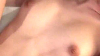 20-year-old College Student - Grind Cowgirl Position! Fair-skinned D-cup Busty Beauty Jd Squirts and Cums Hard