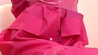 White Silk Raincoat Tape Restraint