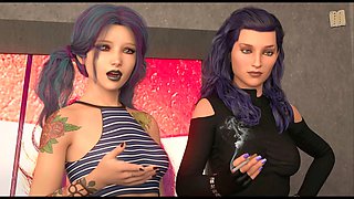 Big boobs, game walkthrough, visual novel