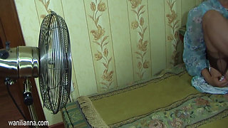 Colorful Vintage Dress and Nylons 1