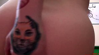 Fucking My Tight Pussy On The Pool Table
