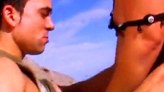 Busty MILF fucked at the beach