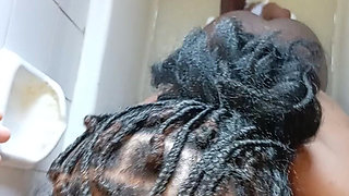Black Girl Suck White Cock and Fucked Doggystyle