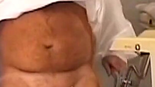 Mature Nurse Drains Her Patient Dry During Exam